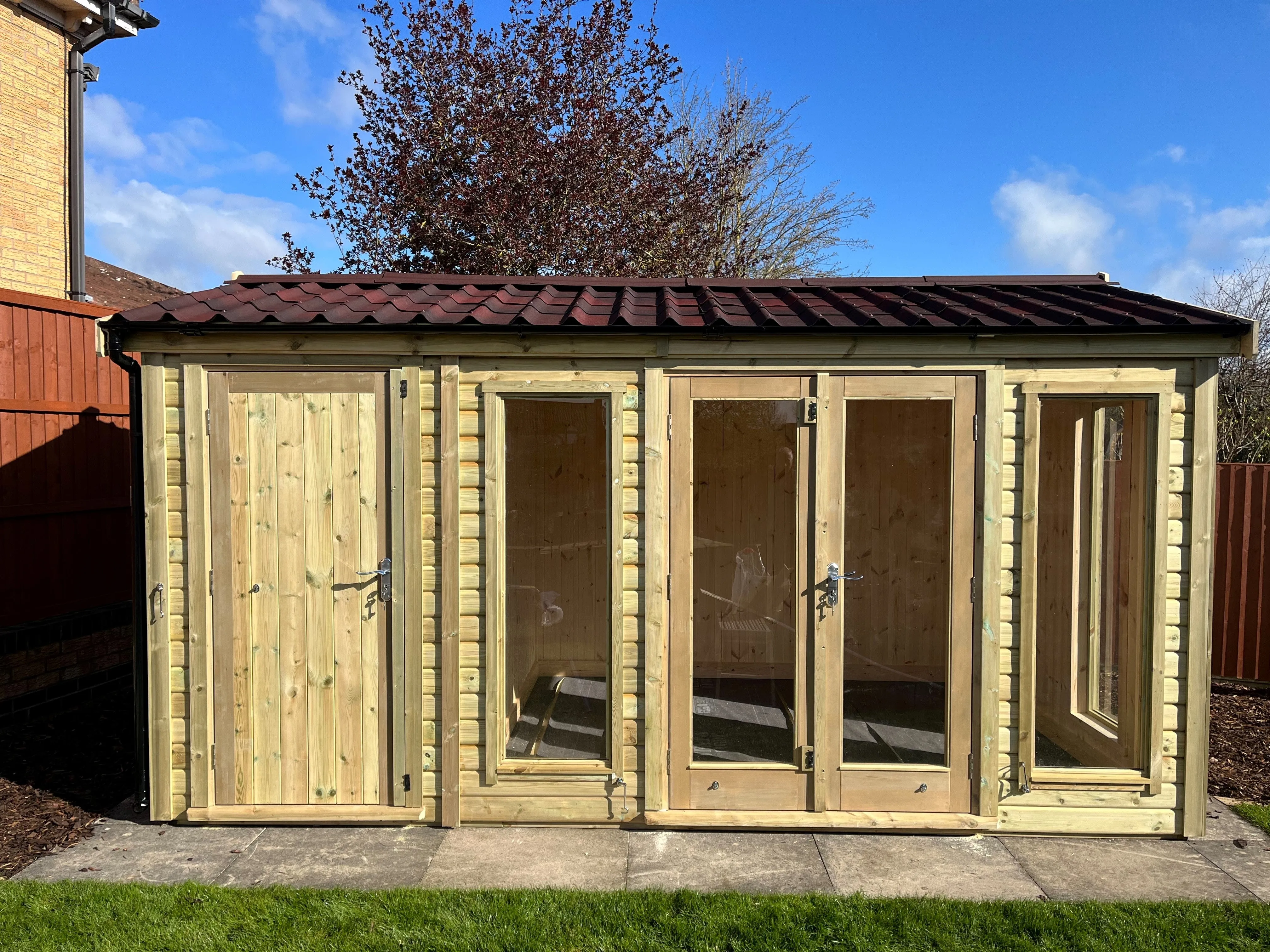 12ft x 6ft Combination Ketton Summerhouse and Shed