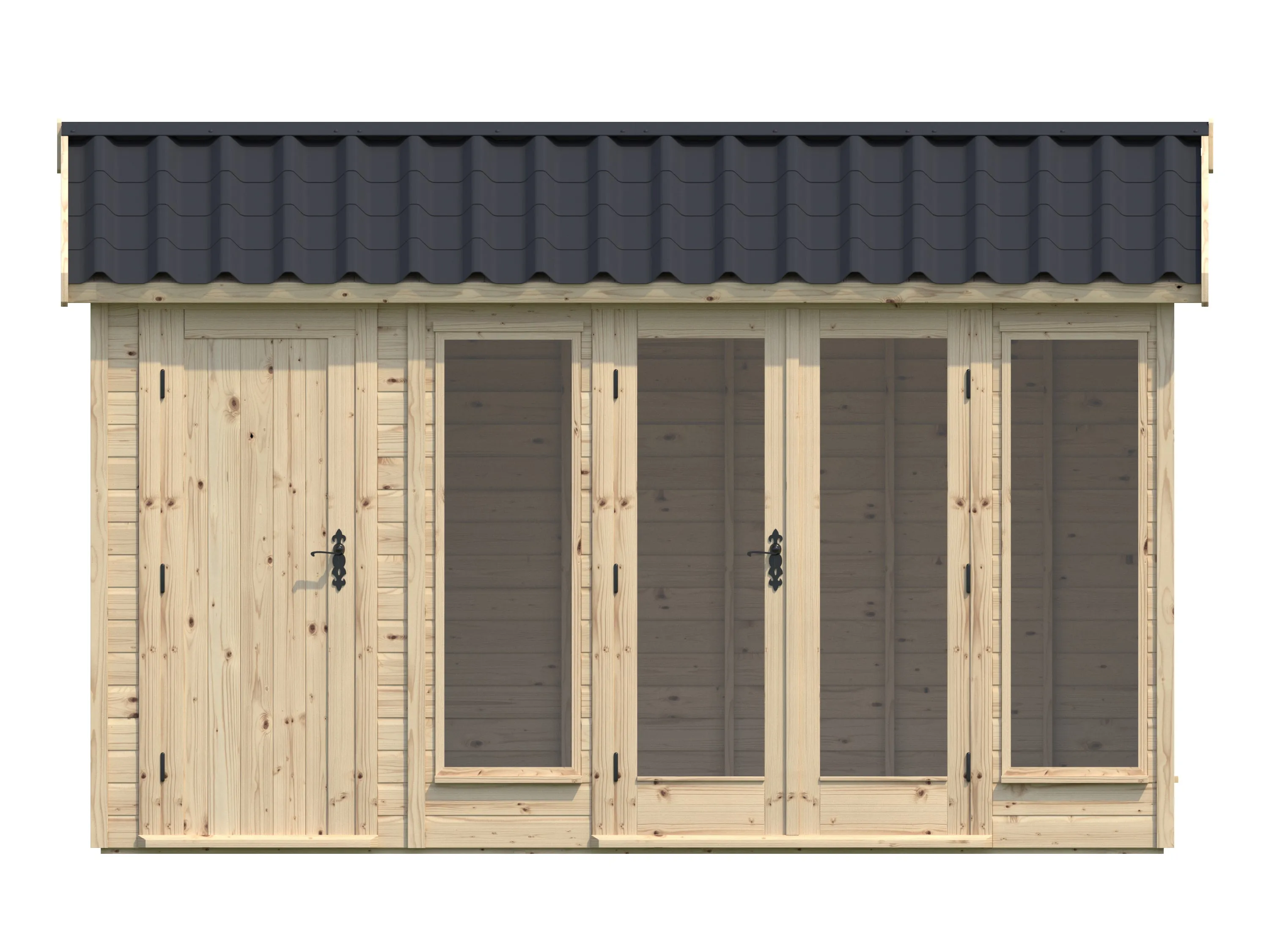 12ft x 6ft Combination Ketton Summerhouse and Shed