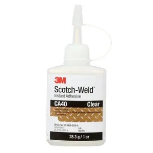 3M Scotch-Weld Instant Adhesive CA40 Super Glue Clear Fast Setting Panel Bonding