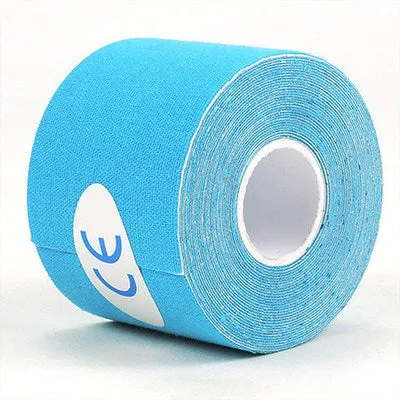 5M Waterproof Breathable Cotton Kinesiology Tape Sports Elastic Roll Adhesive Muscle Bandage