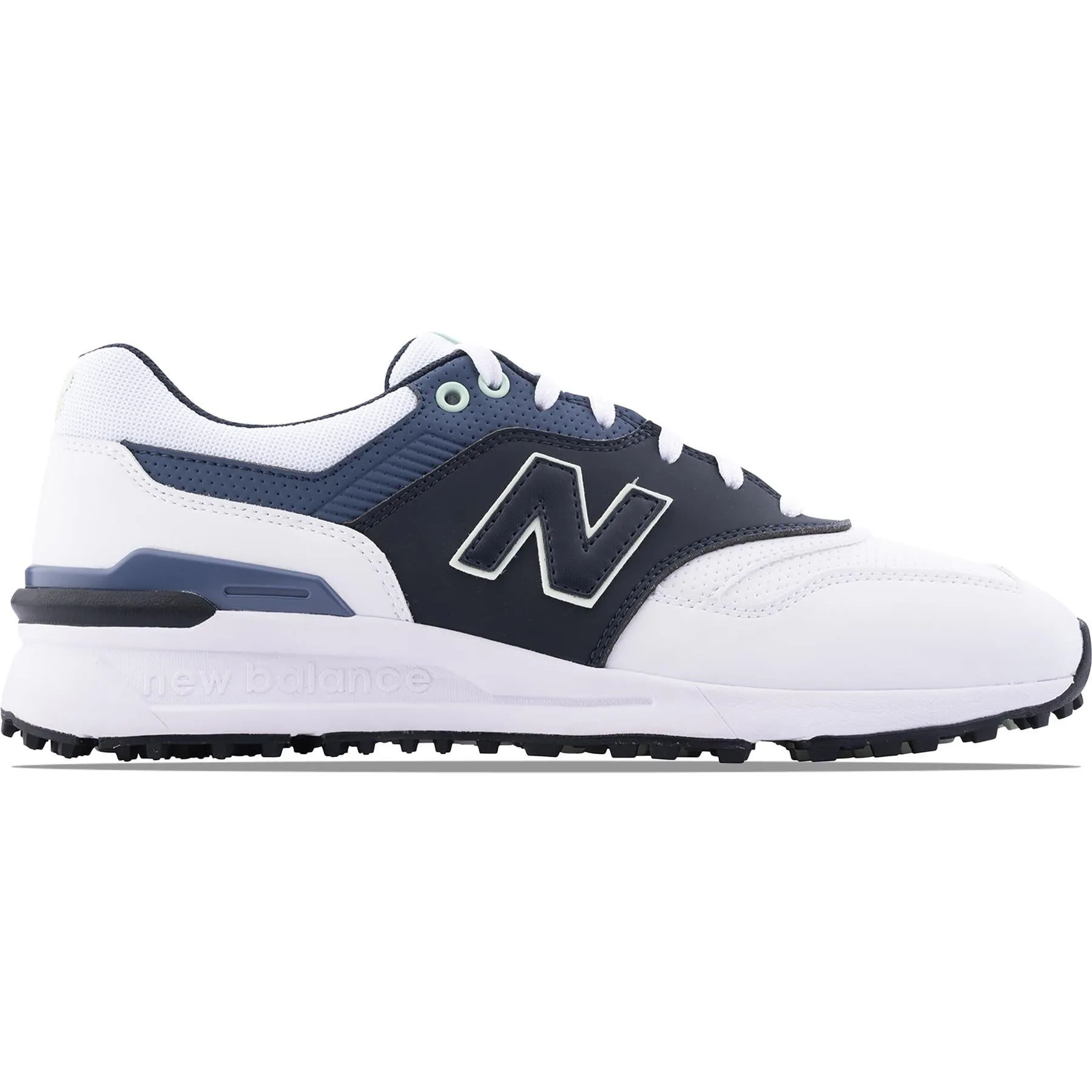 997 Spikeless Golf Shoes White/Navy - AW24