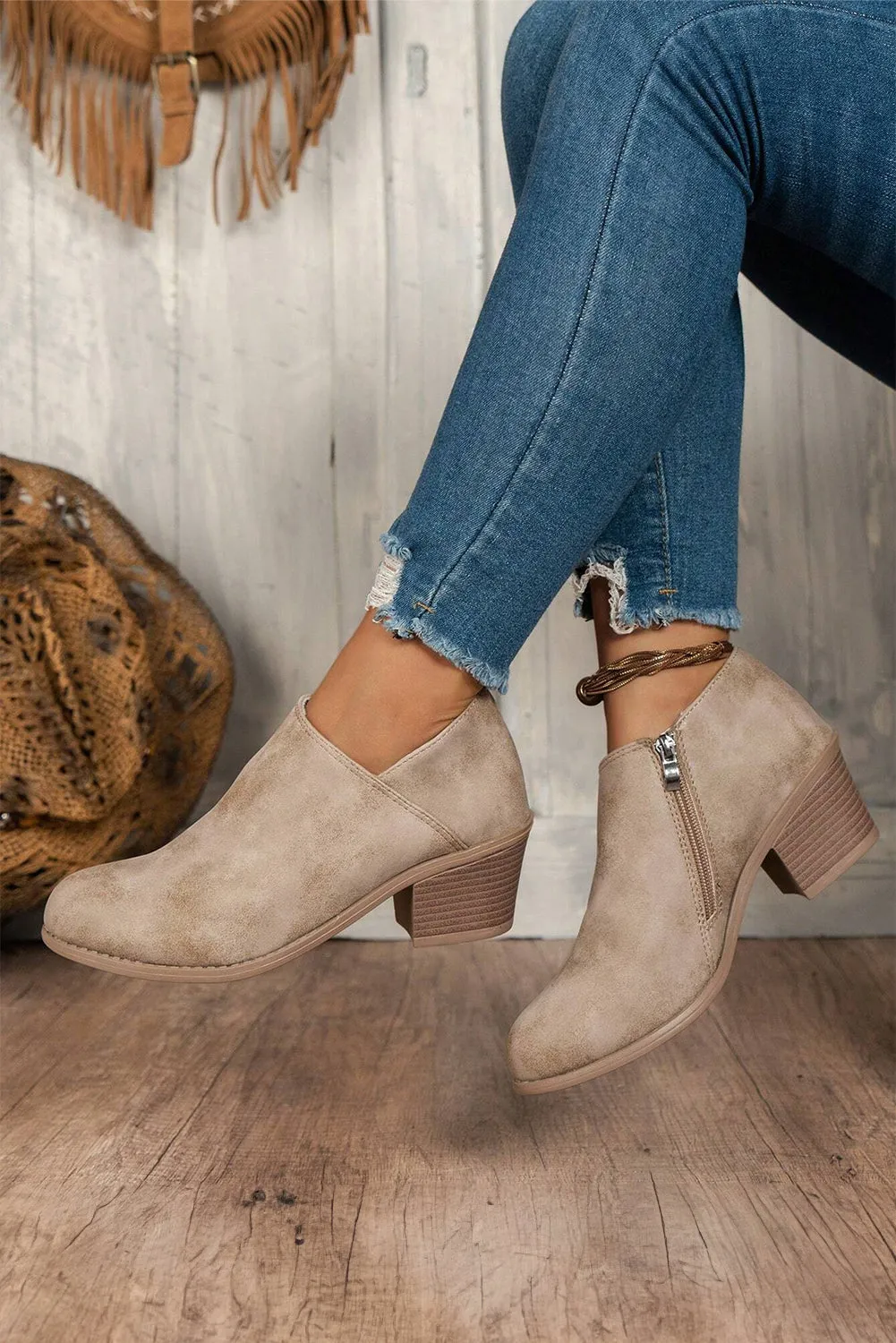 Addison Suede Booties - 3 Colors