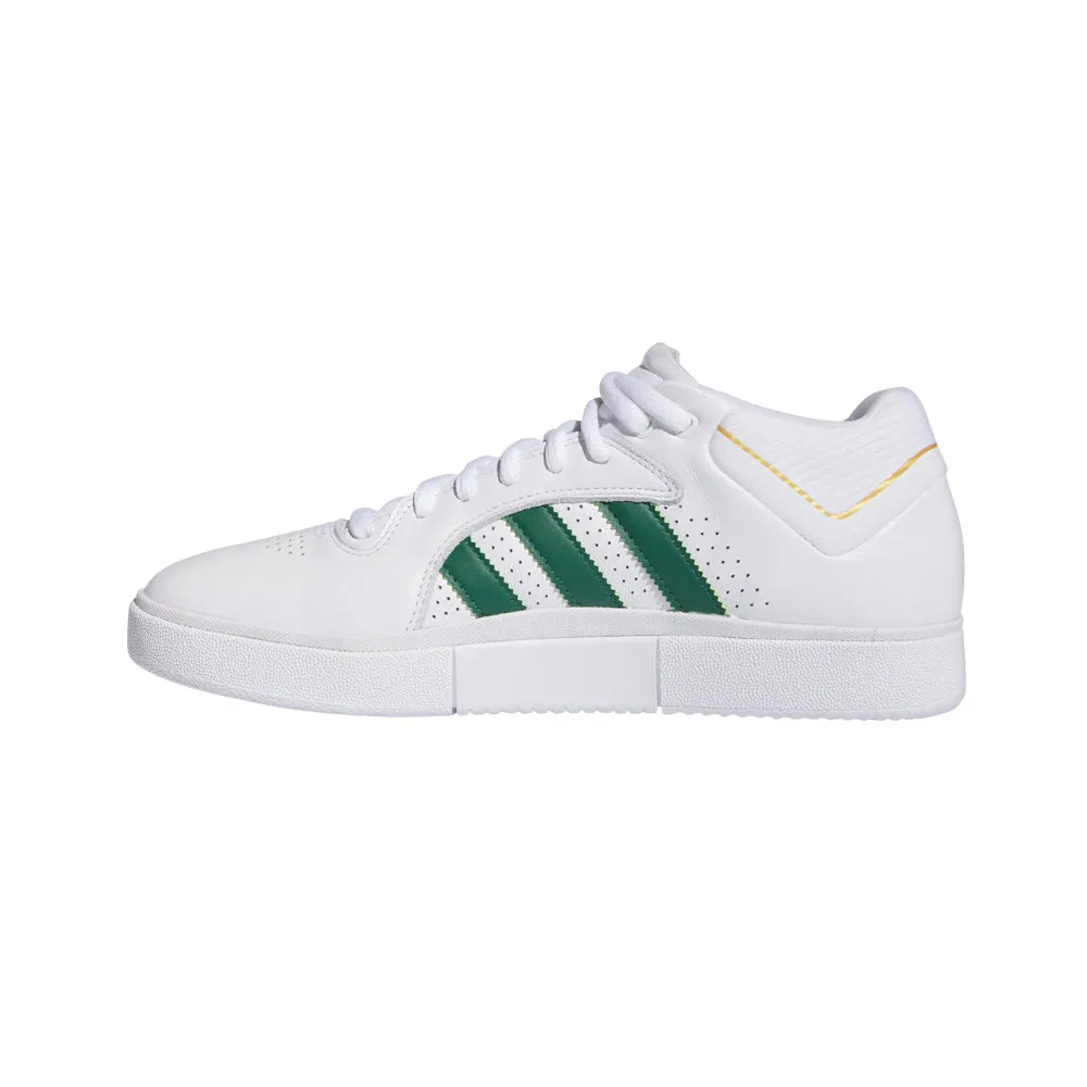 adidas SKATEBOARDING TYSHAWN SHOES // CLOUD WHITE/DARK GREEN/BLUE BIRD