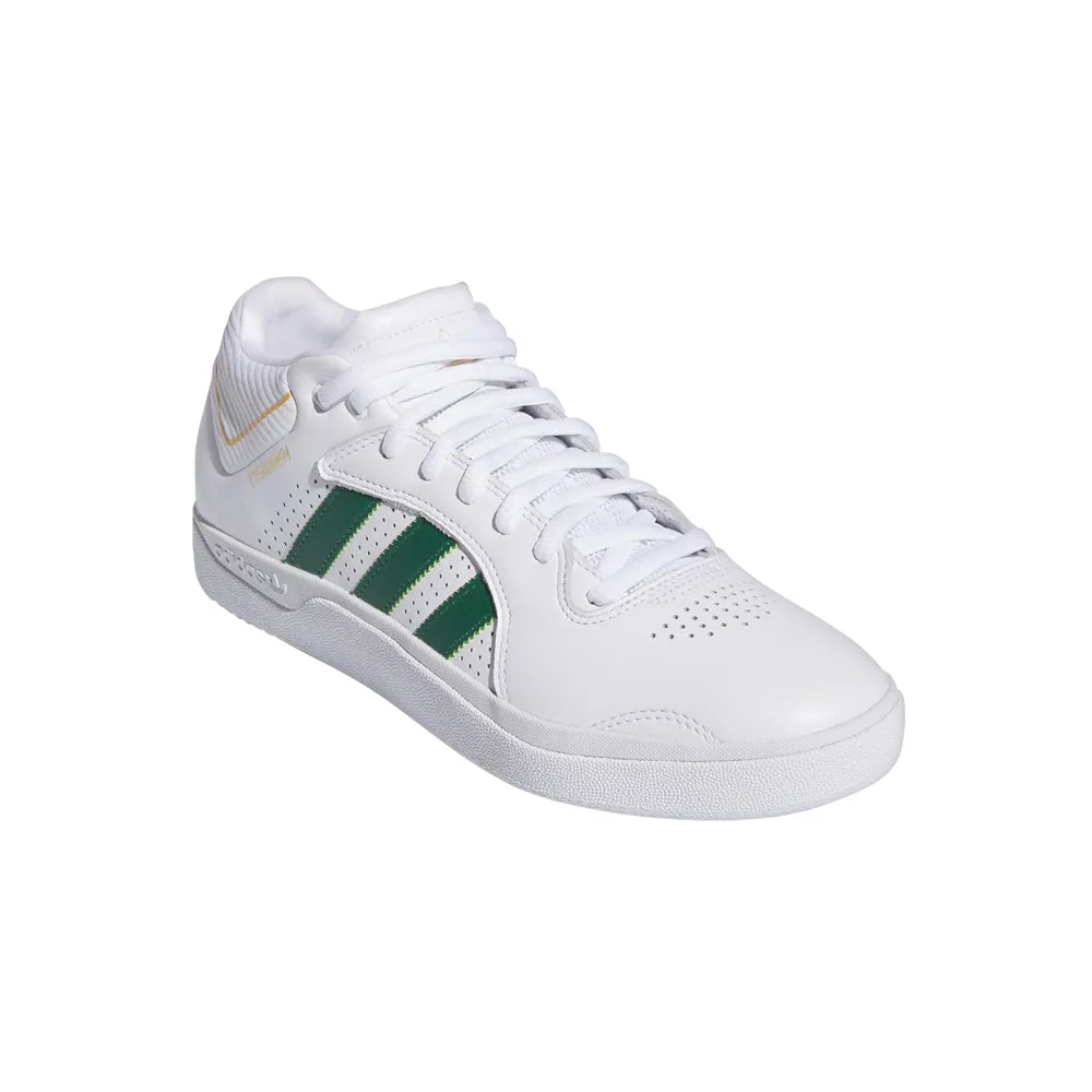 adidas SKATEBOARDING TYSHAWN SHOES // CLOUD WHITE/DARK GREEN/BLUE BIRD