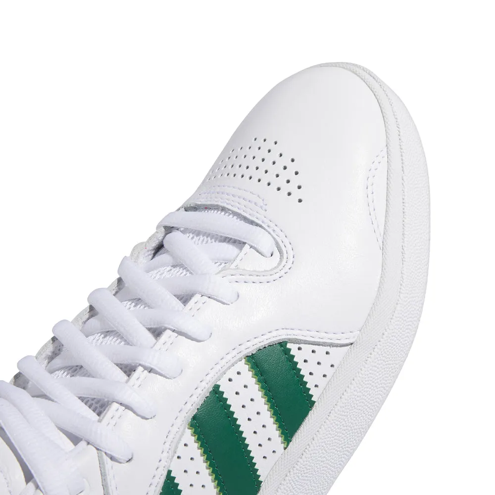 adidas SKATEBOARDING TYSHAWN SHOES // CLOUD WHITE/DARK GREEN/BLUE BIRD