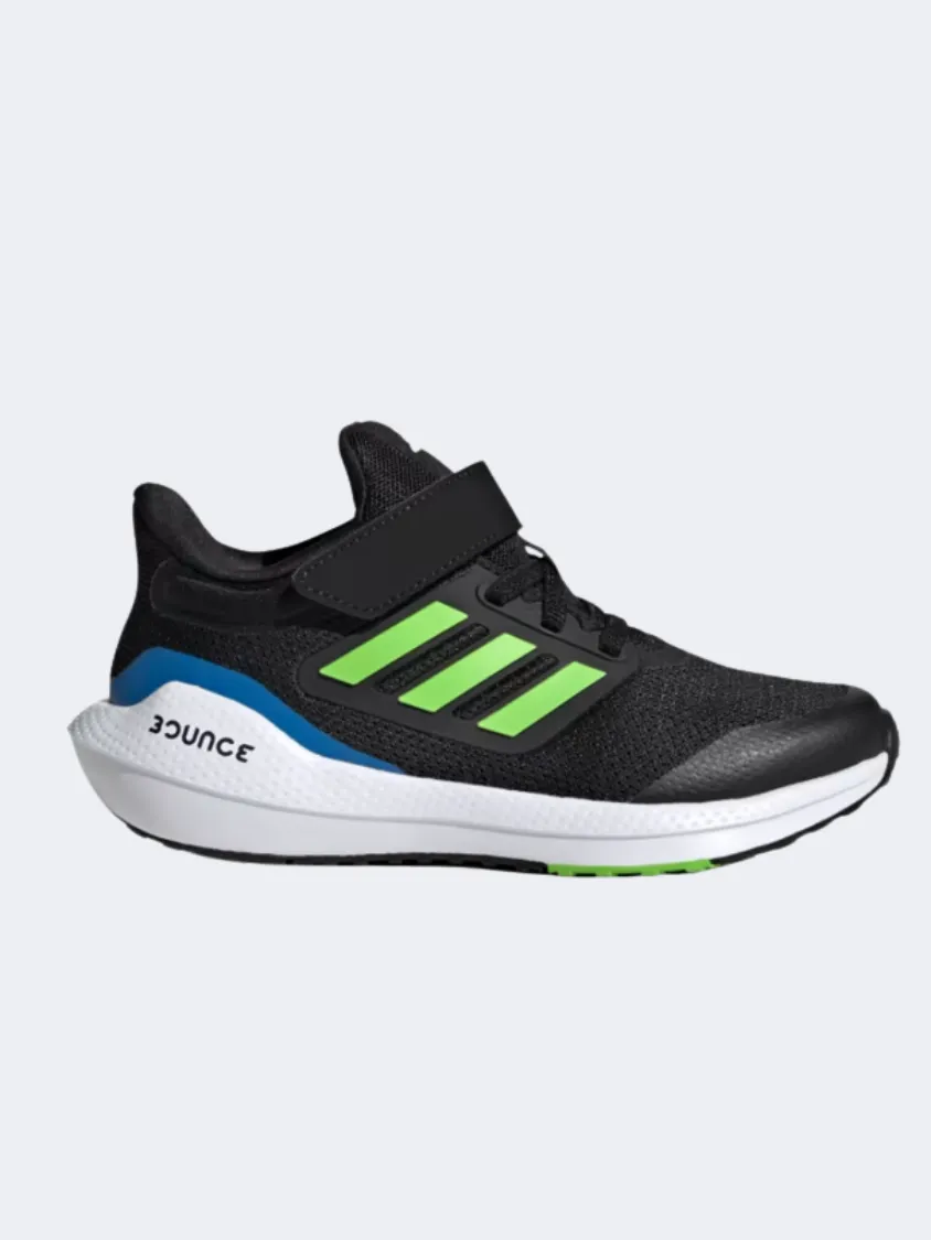 Adidas Ultrabounce Ps-Boys Running Shoes Black/Lime/White