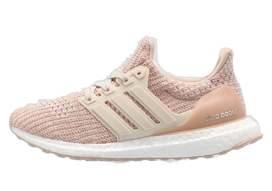 Adidas Women's Ultra Boost 4.0 Shoes - Ash Pearl / Linen / Clear Orange