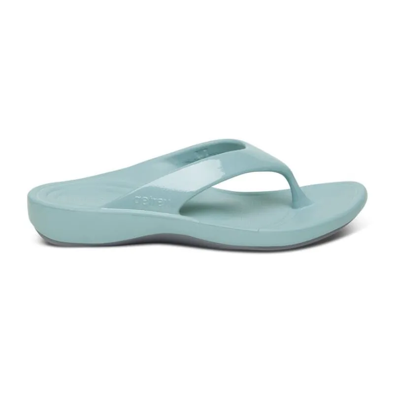 Aetrex Maui Blue Women's Flips