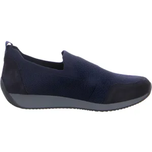 Ara Women's Lilith / Lissabon GORE-TEX Slip-On Sneaker Navy Hydro-Wovenstretch