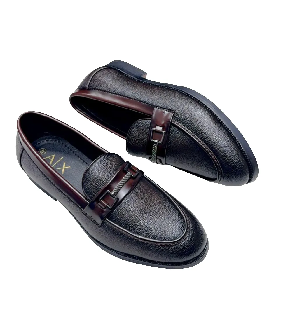 ARMANI Leather Loafers.