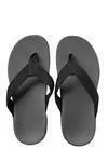 AXIGN Premium Orthotic Arch Support Flip Flops - Grey/Black