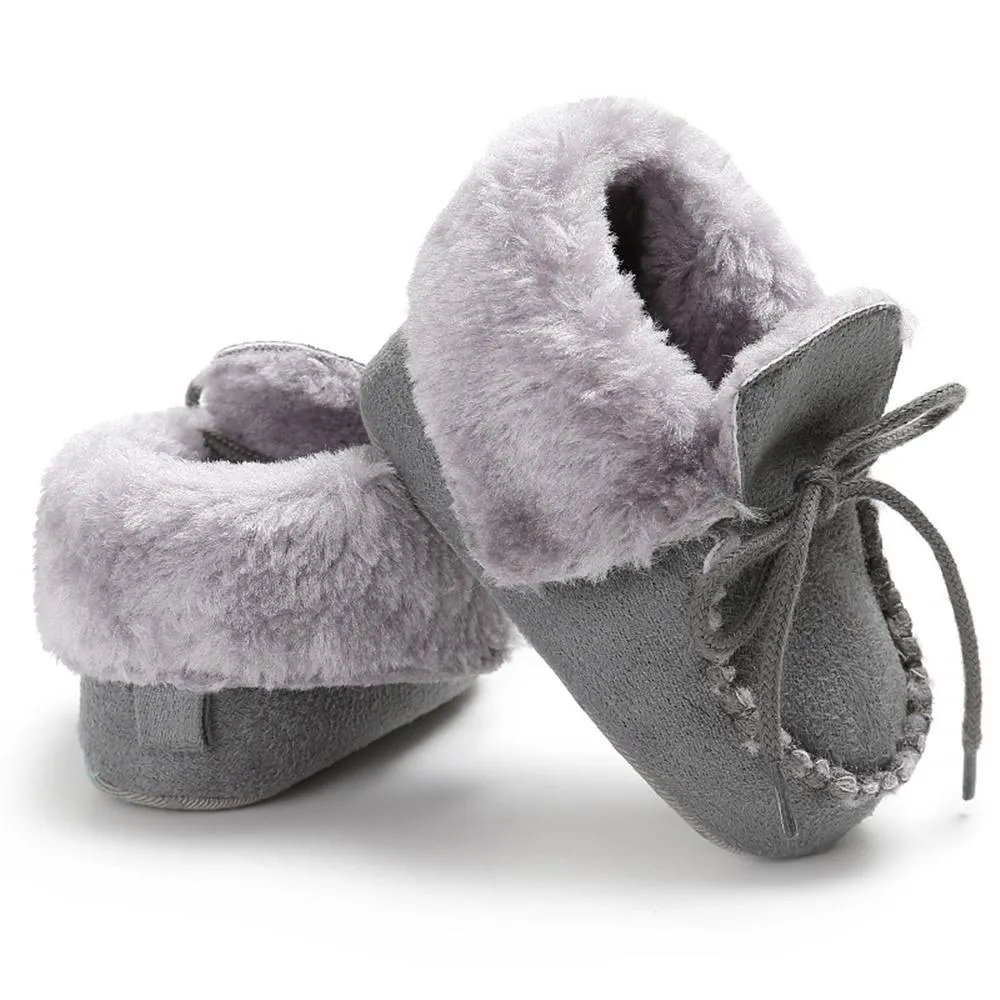 Baby Unisex Solid Warm Snow Boots Children Wholesale Shoes