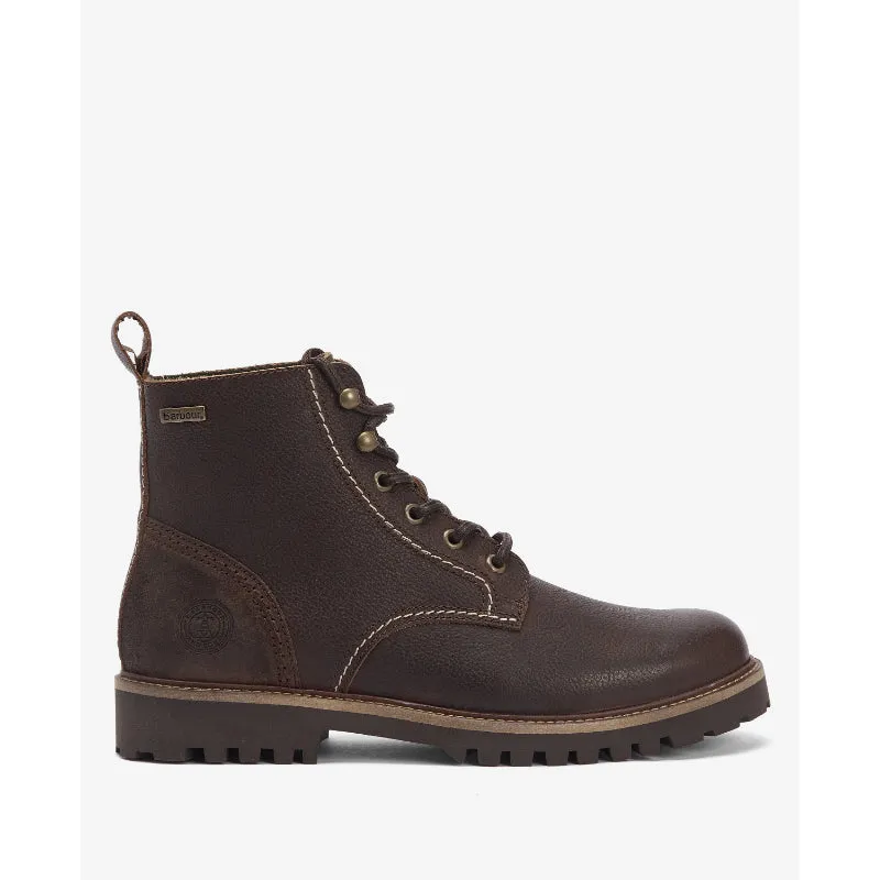 Barbour Foggy Leather Mens Derby Boot - Brown