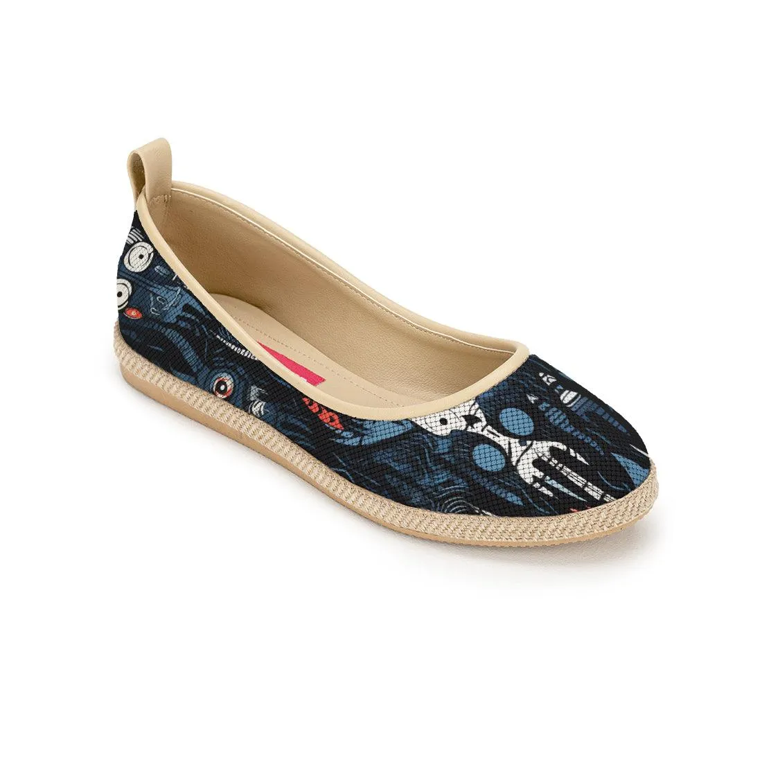Beige Voyage Round Toe Monster