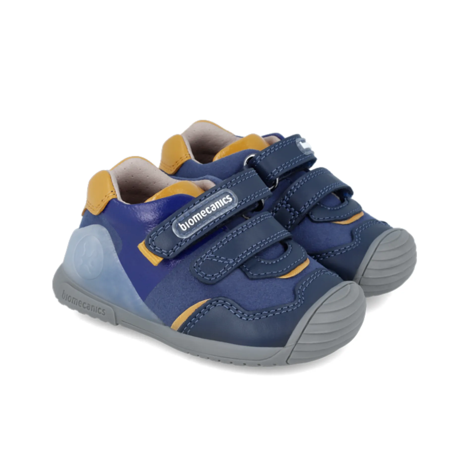 Biogateo Navy Yellow Shoes