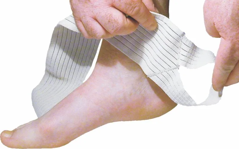 Bodyassist Elastic Ankle Wrap with Loop Anchor