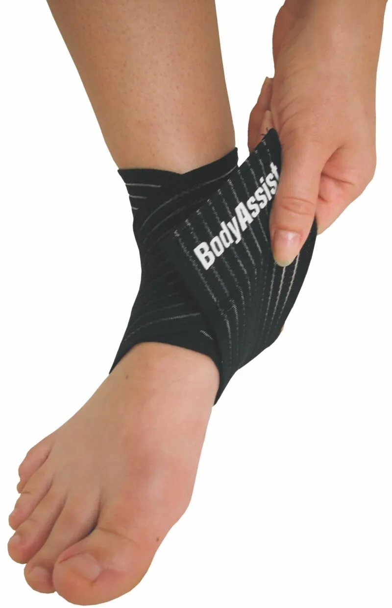 Bodyassist Elastic Ankle Wrap with Loop Anchor