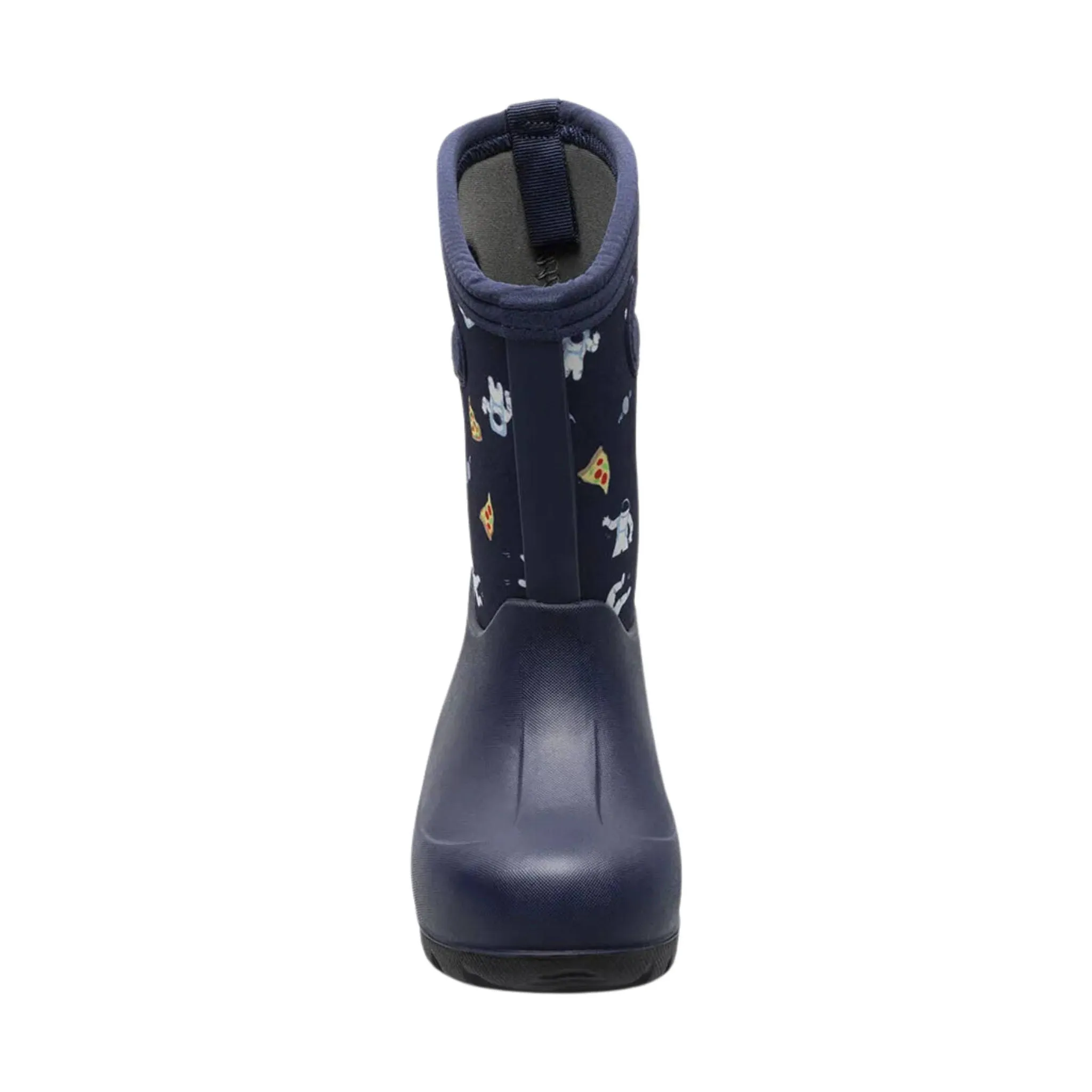 Bogs Kids' Neo Classic Space Pizza Rain Boots - Navy Multi