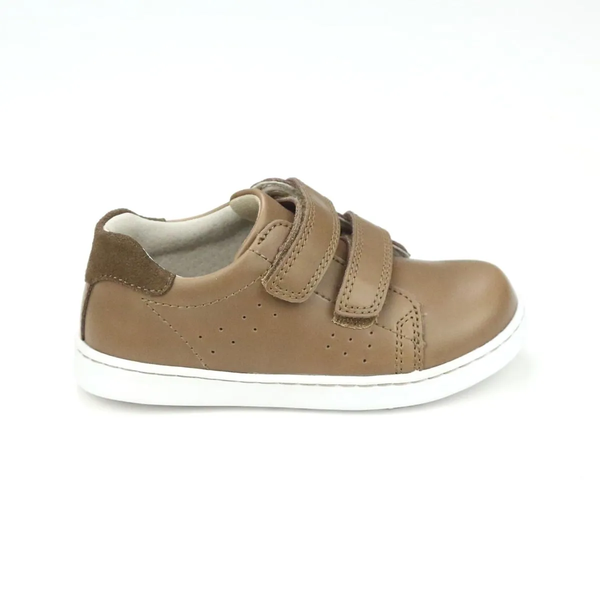 Boys Kyle Double Velcro Leather Sneaker