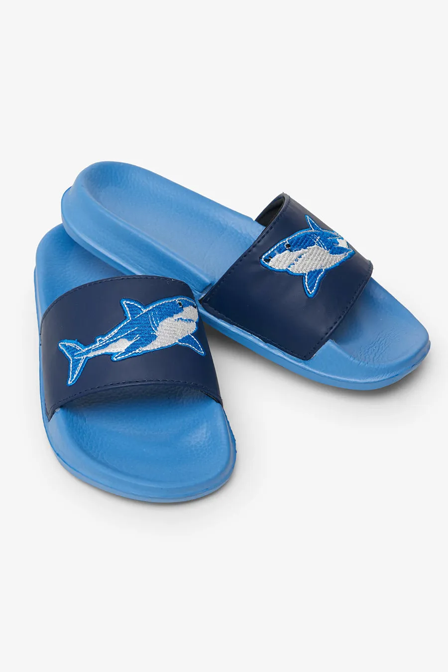 Boys Shoes Hatley Deep Sea Sharks Slides