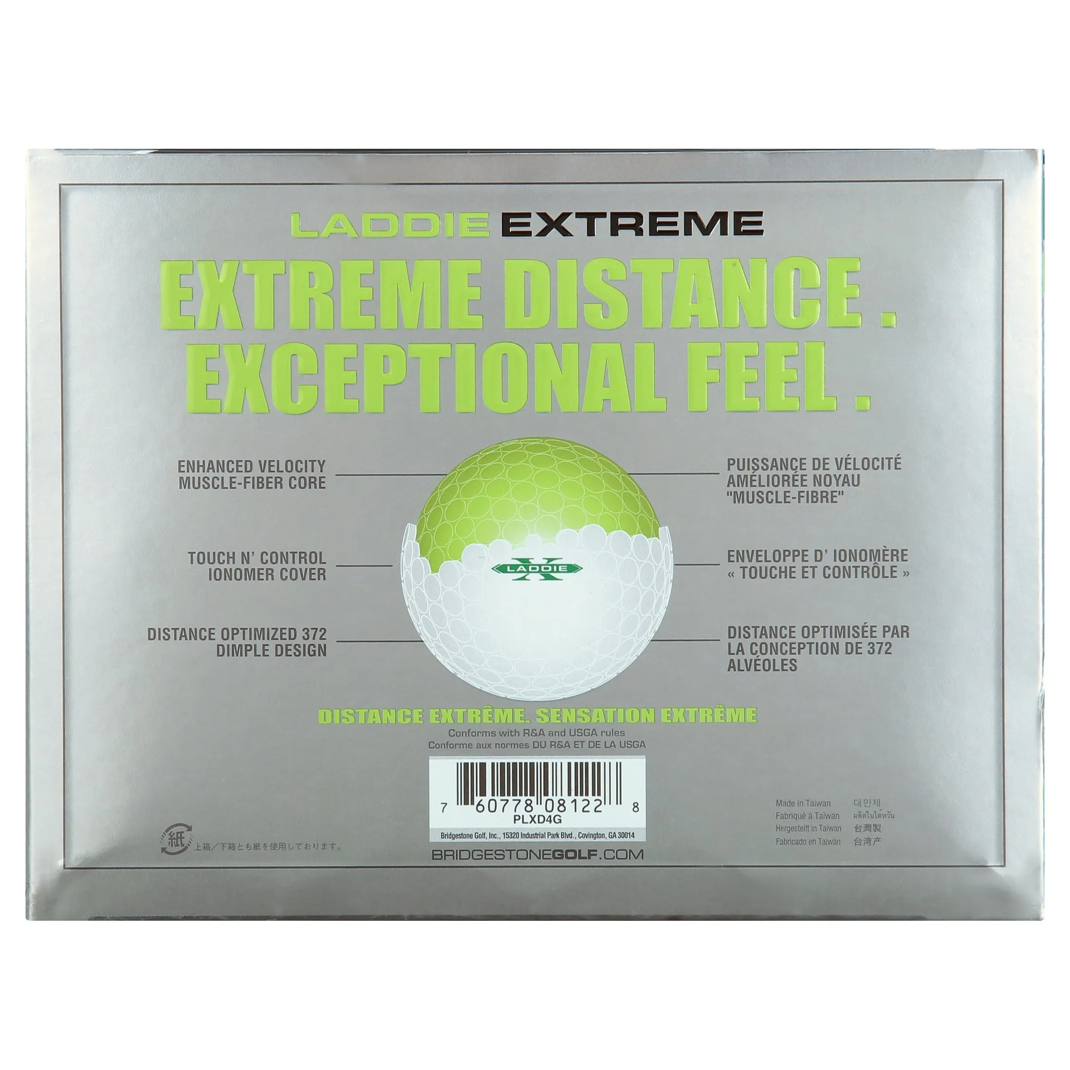 Bridgestone Golf 2017 Precept Laddie Extreme Golf Balls, Prior Generation, 24 Pack