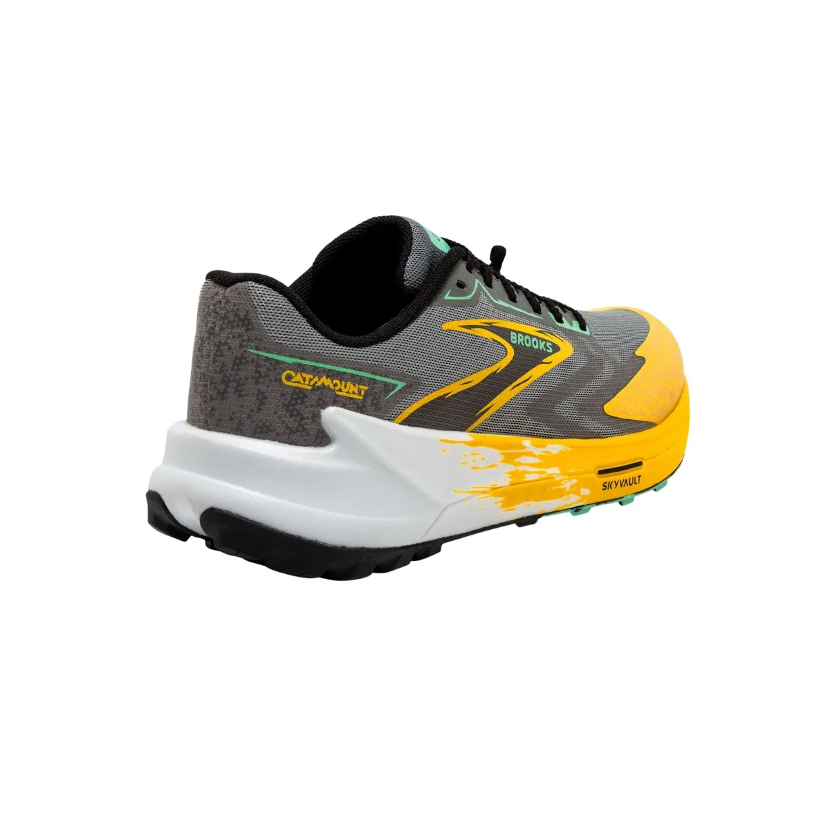 Brooks Catamount 3 Shoes Yellow Black SS24