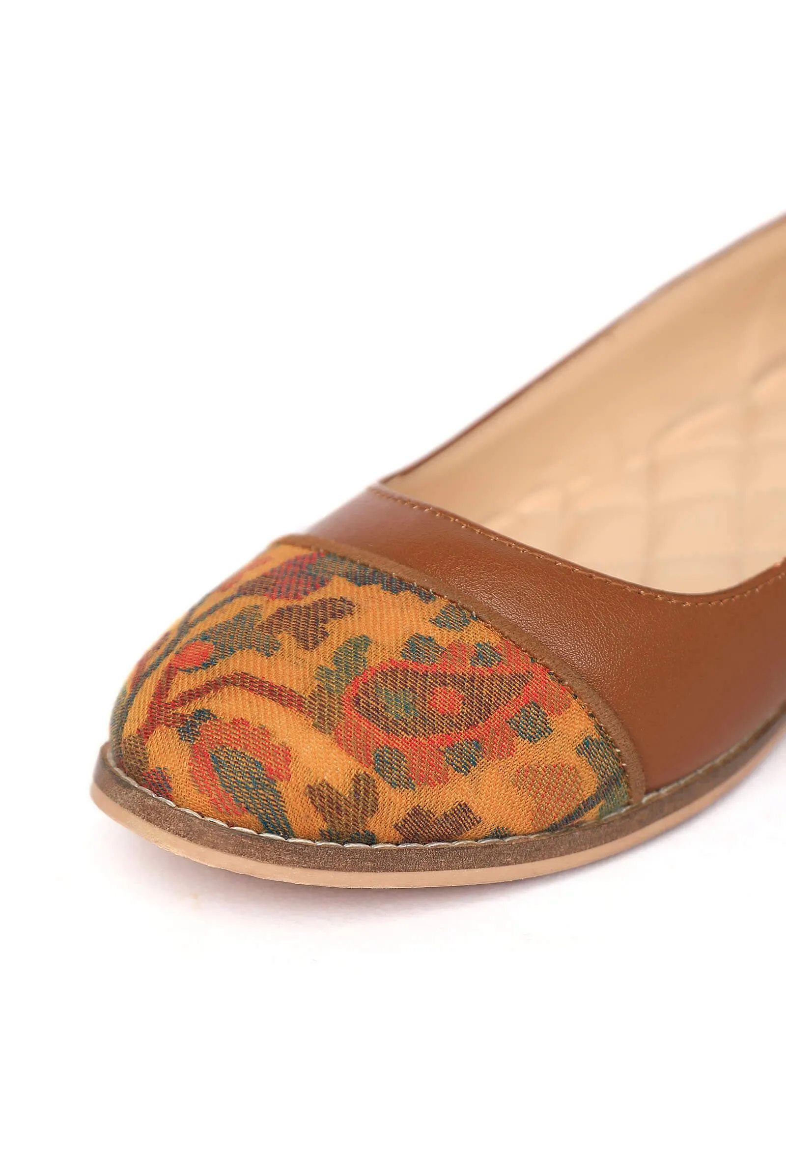 Brown Kani Cruelty Free Ballerina Flats