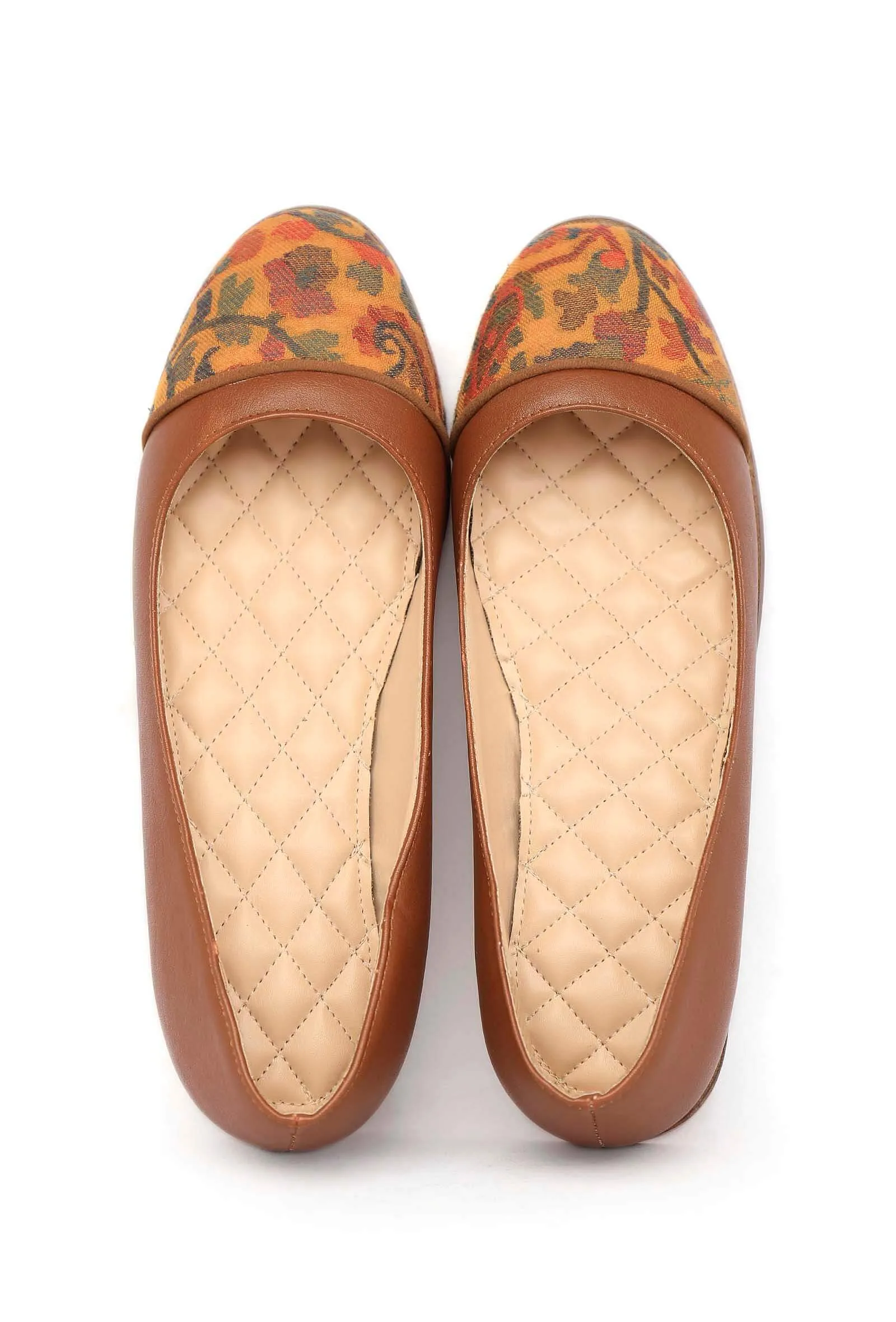 Brown Kani Cruelty Free Ballerina Flats