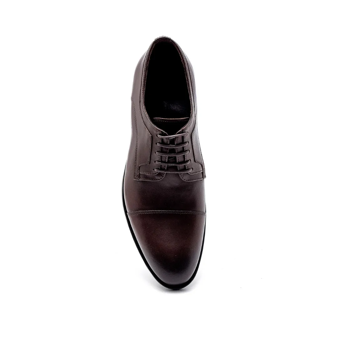 Brown Men Leather Classic Shoe