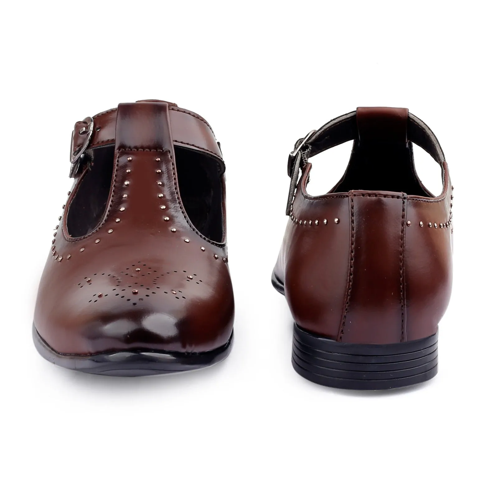 Bxxy's Faux Leather Ethnic Footwear for Men