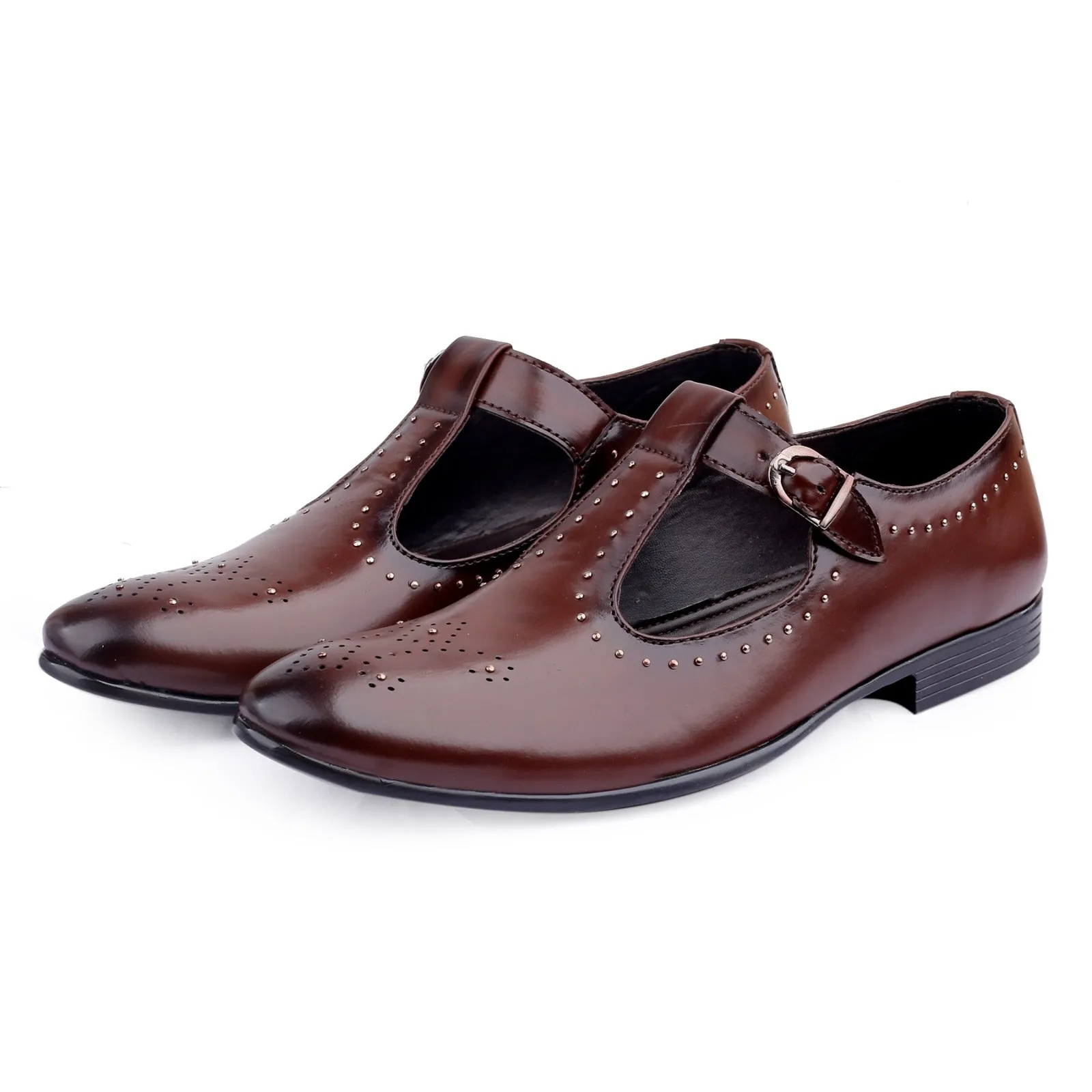 Bxxy's Faux Leather Ethnic Footwear for Men