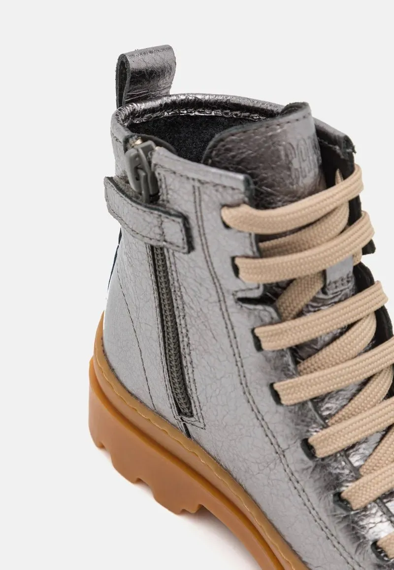 Camper: Brutus - Silver Boot / Lace-up