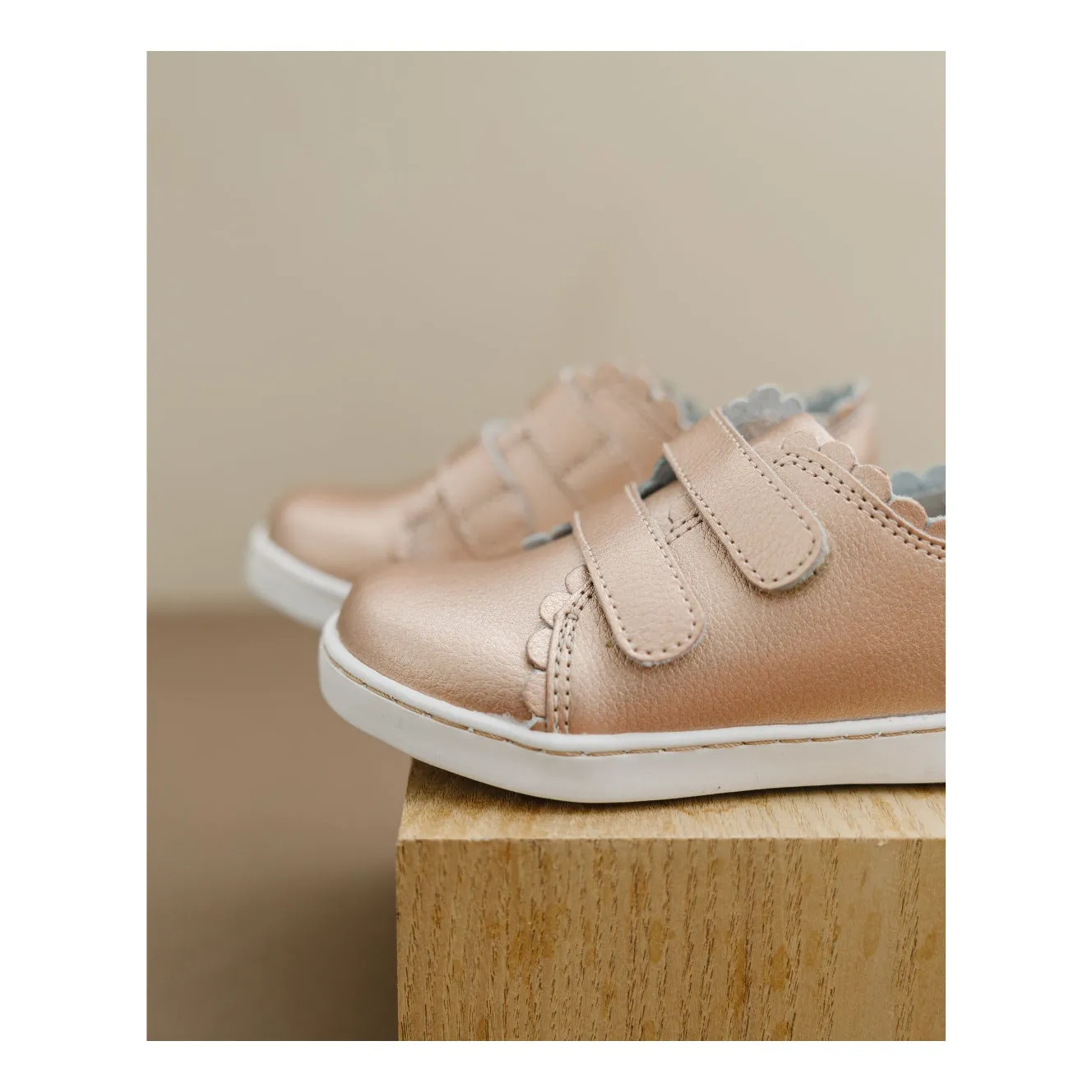 Caroline Scalloped Sneaker