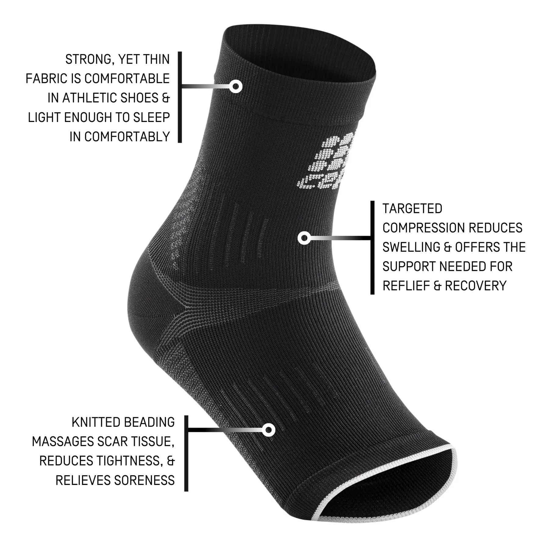 CEP Mid Support Plantar Fasciitis Compression Ankle Sleeves