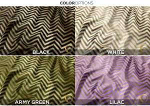 Chevron Upholstery Fabric 3meters 4 Colors & 12 Fabric Options Zigzag Pattern Furnishing Fabric by the yard | D20096