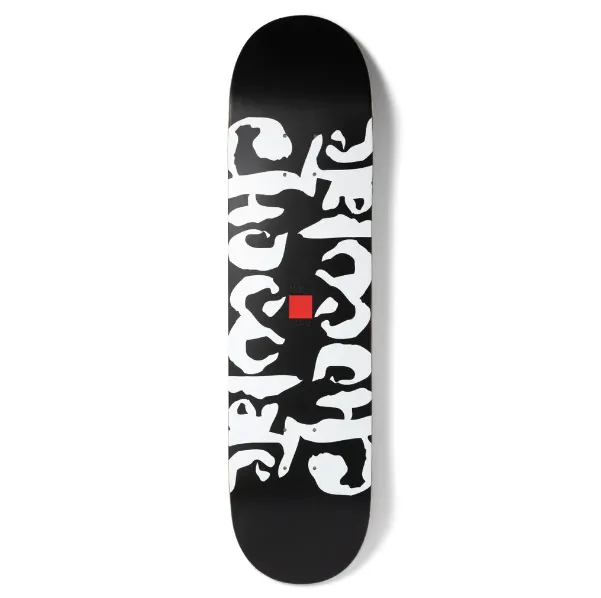 Chocolate Deck Ink Blot Black Chris Roberts Twin Tip 8"