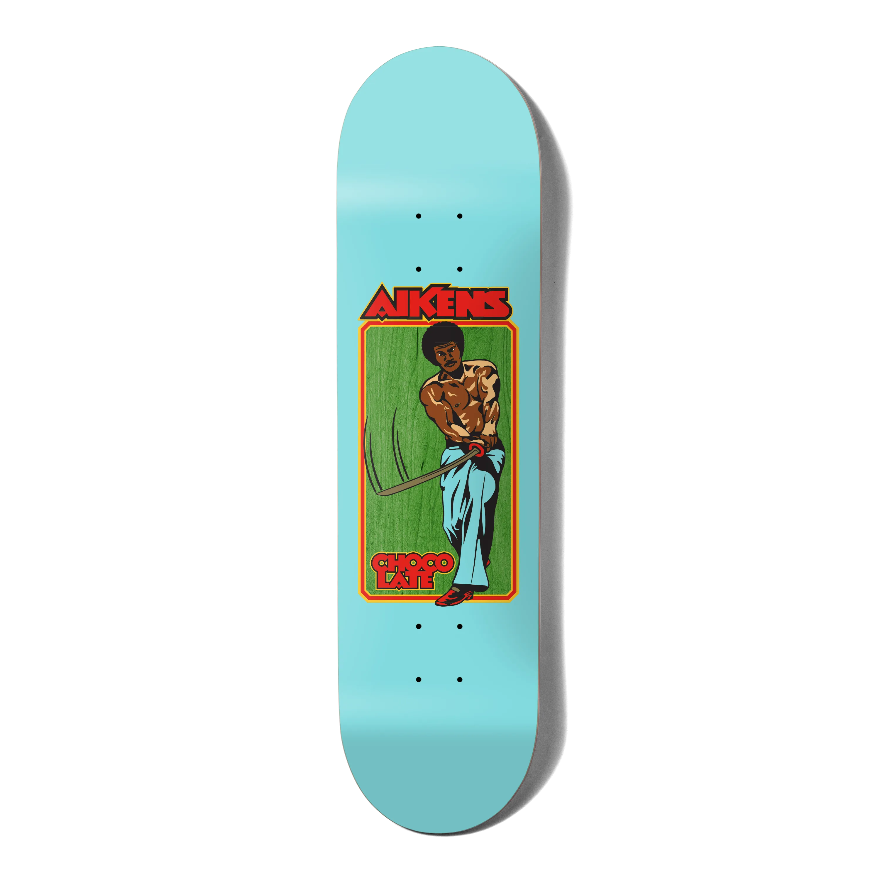 Chocolate Deck Kung-Fu Carlisle One Off Blue Carl Aikens 8.5"