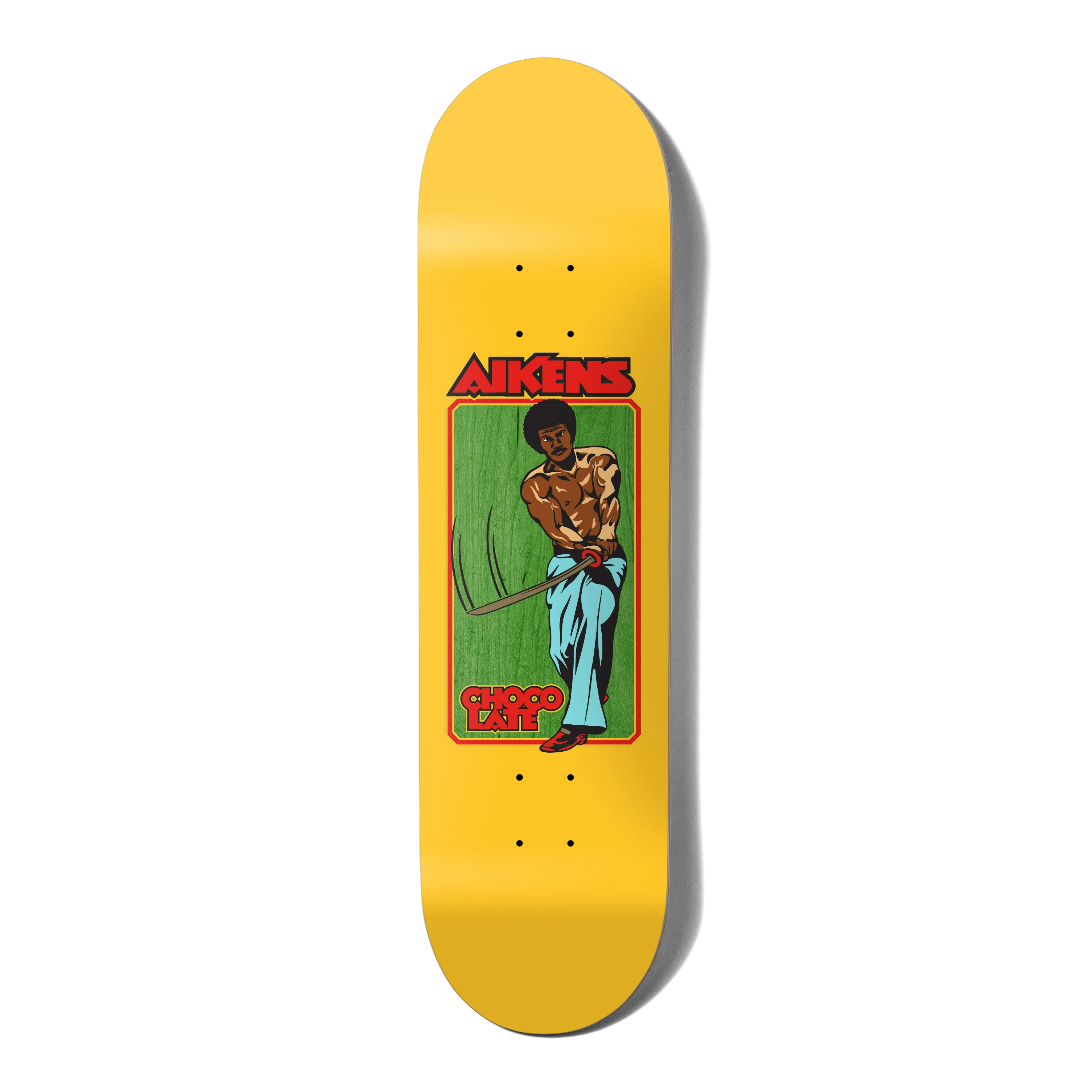 Chocolate Deck Kung-Fu Carlisle Yellow Carl Aikens 8"