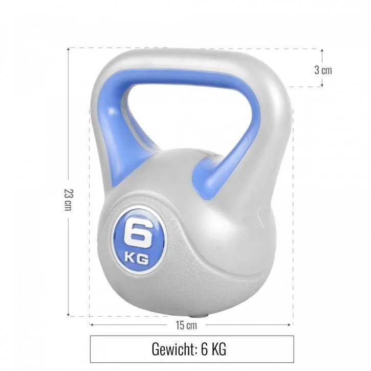 Contrast Vinyl Kettlebell 6KG