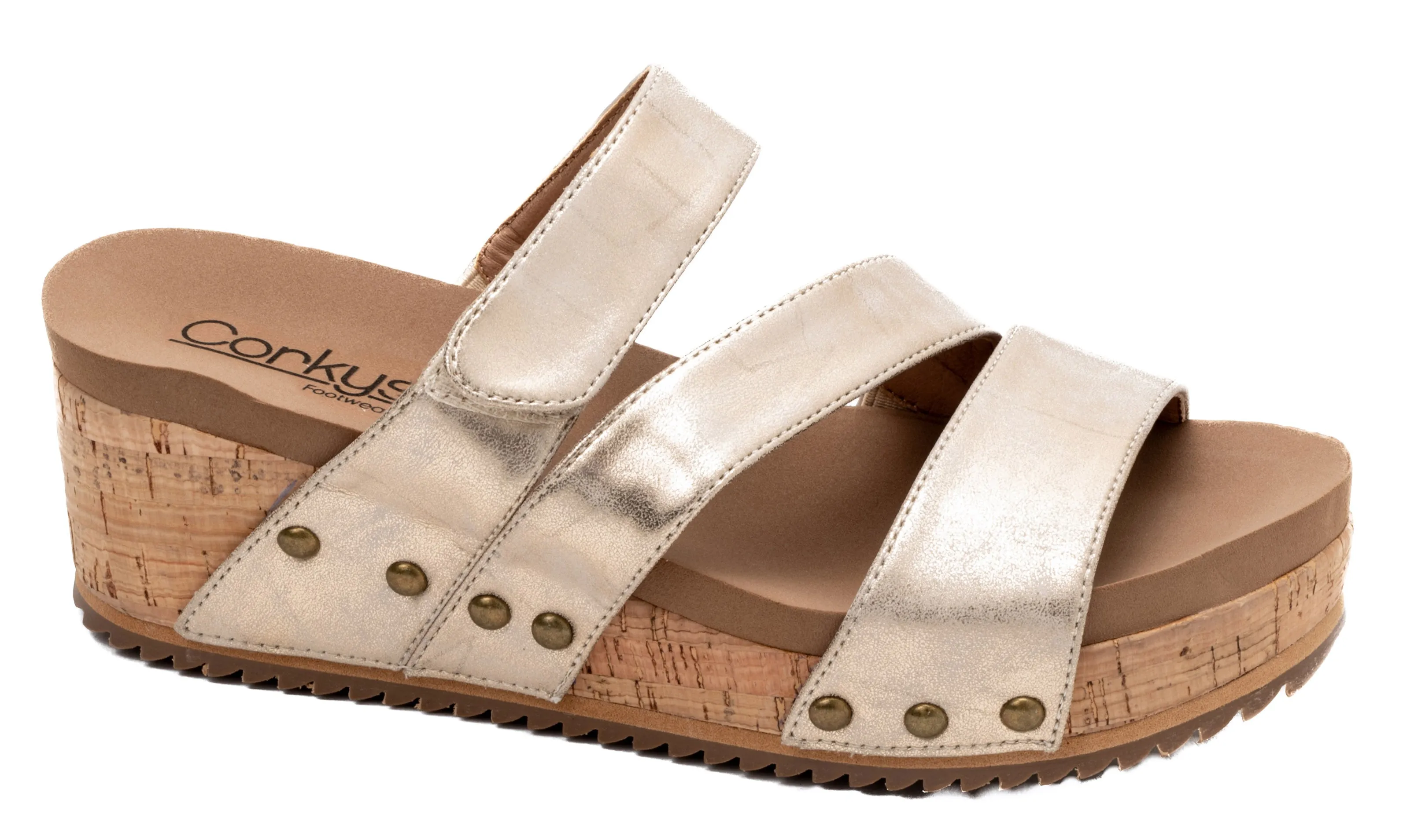 Corky's Voyage Wedge - Gold