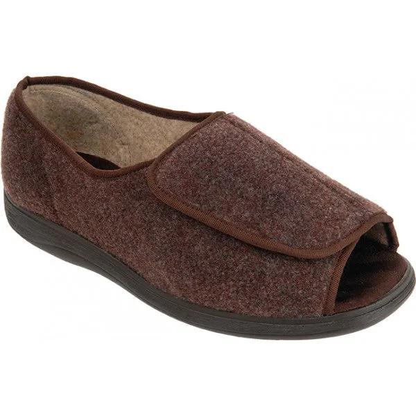 Cosyfeet Jonny - Extra Roomy Open Toe Slipper - Ireland