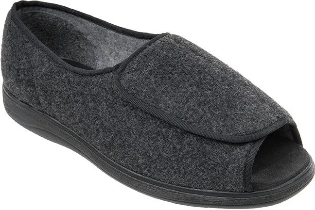 Cosyfeet Jonny - Extra Roomy Open Toe Slipper - Ireland