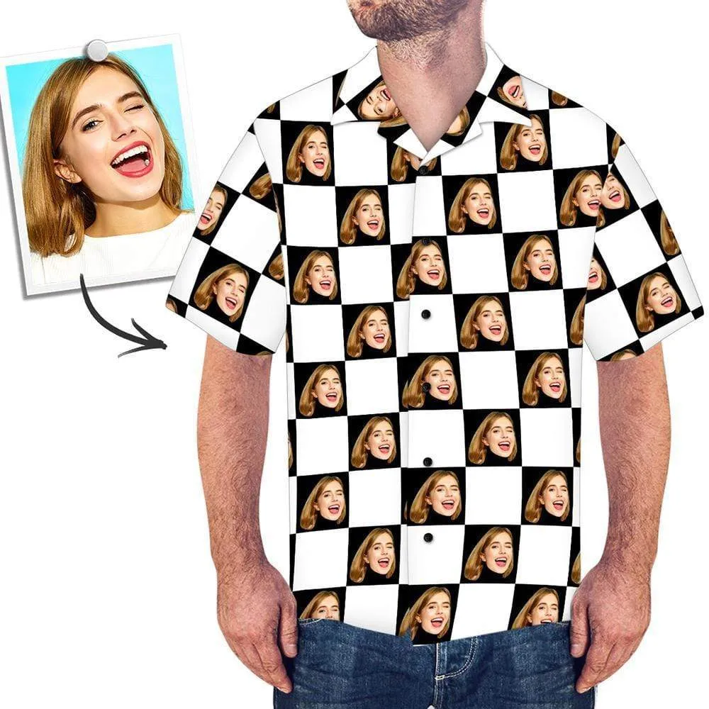 Custom Face Hawaiian Shirt For Men