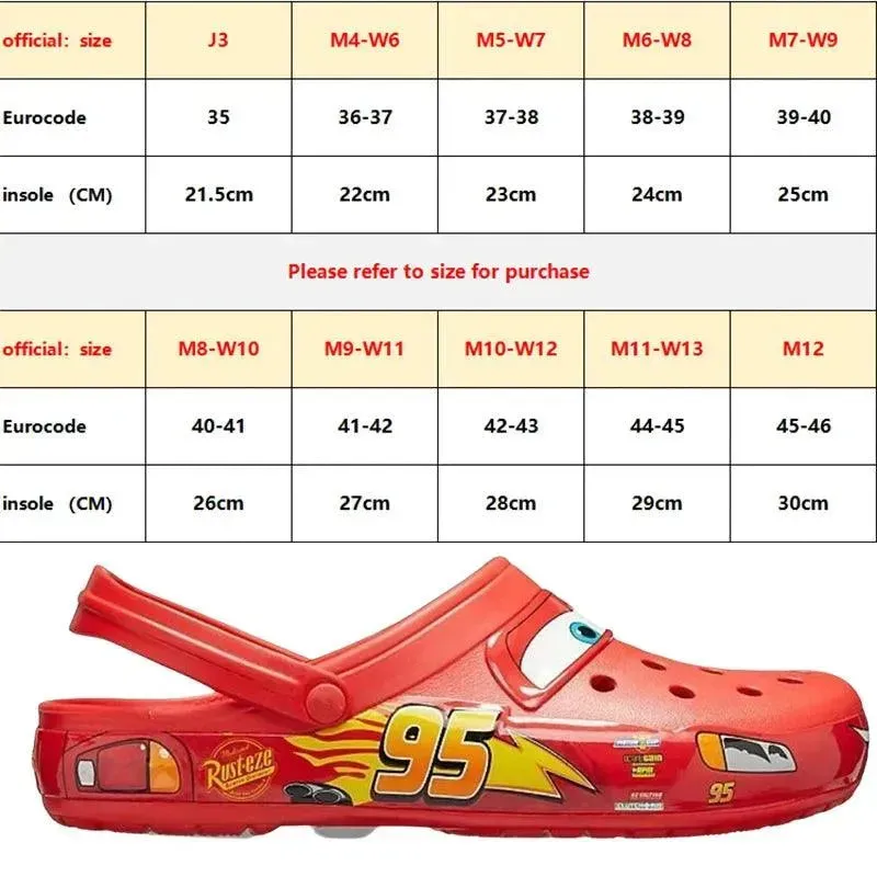 Disney Lightning McQueen LightUp Crocs