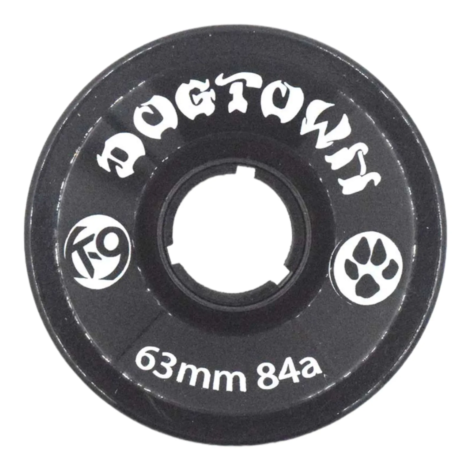 DogTown K-9 Premium Cruiser Wheels - 63mm x 84a - Clear Black