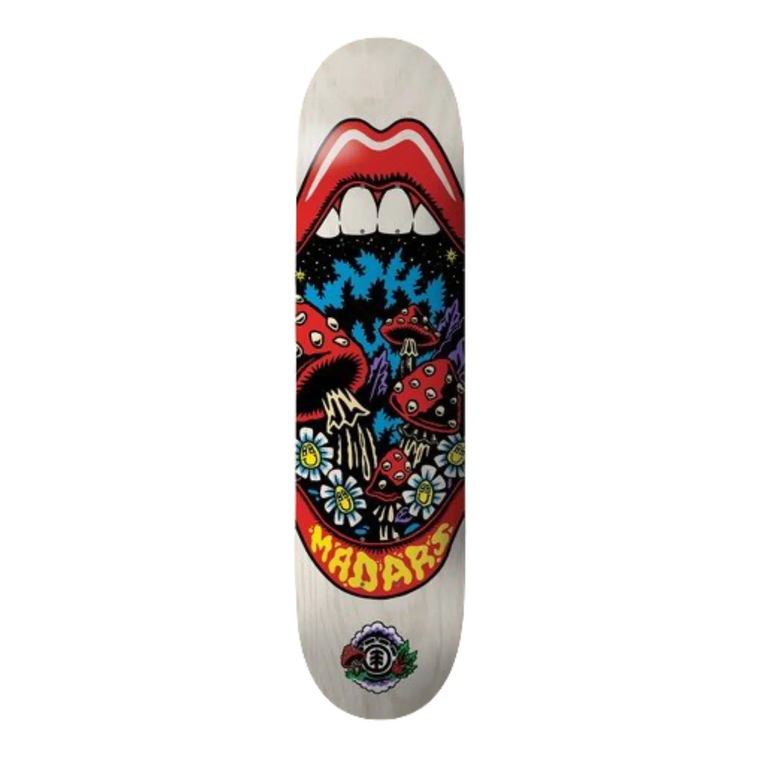 ELEMENT FUN GUY MADARS SKATEBOARD DECK 8.38”