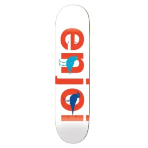 Enjoi bird watcher deck white 8.5”