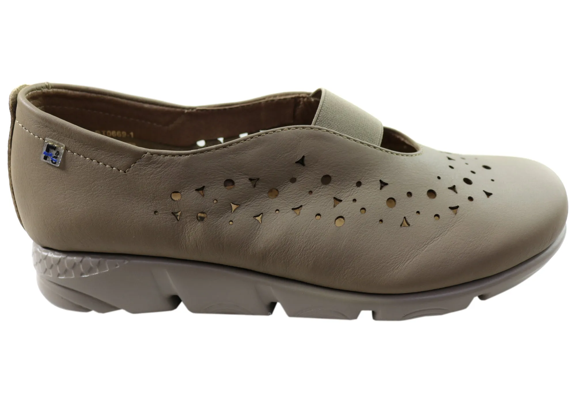 Flex & Go Anouk Womens Comfortable Leather Shoes Made In Portugal