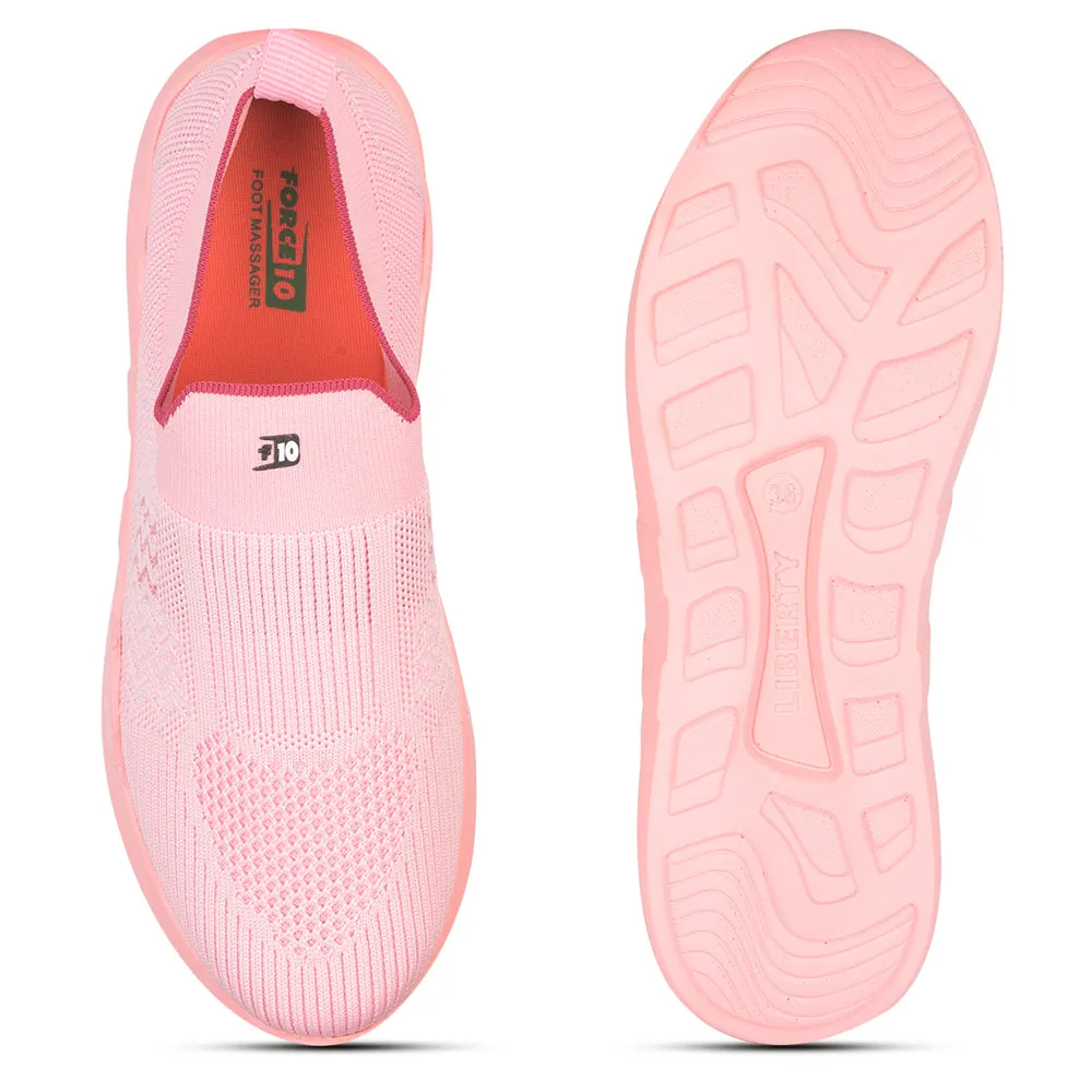 Force 10 Sporty Casual Slip On Shoes For Women (Pink) AVILA-37 BY Liberty