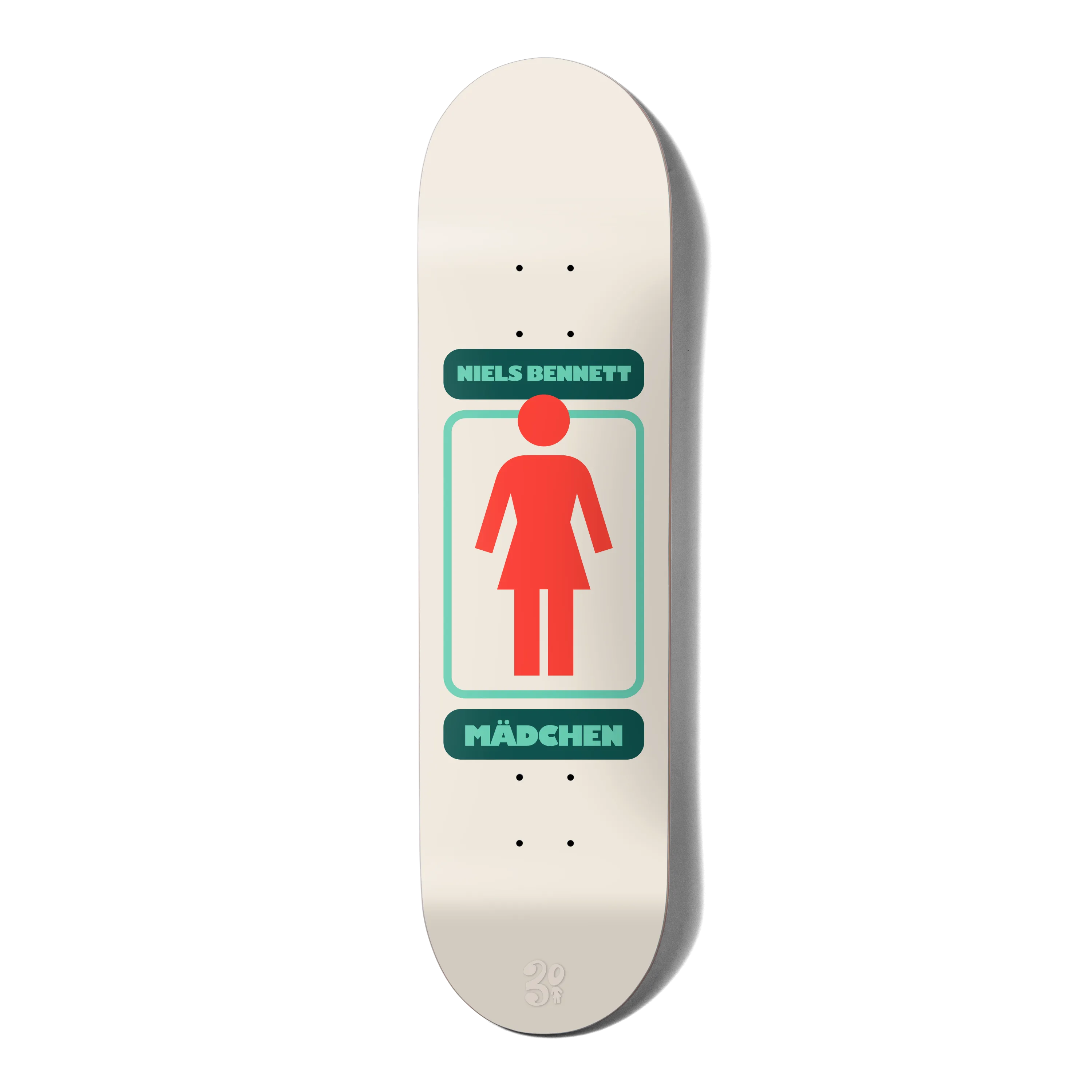 Girl Deck 93 Til W46D1 Niels Bennett Twin Tip 8.25"